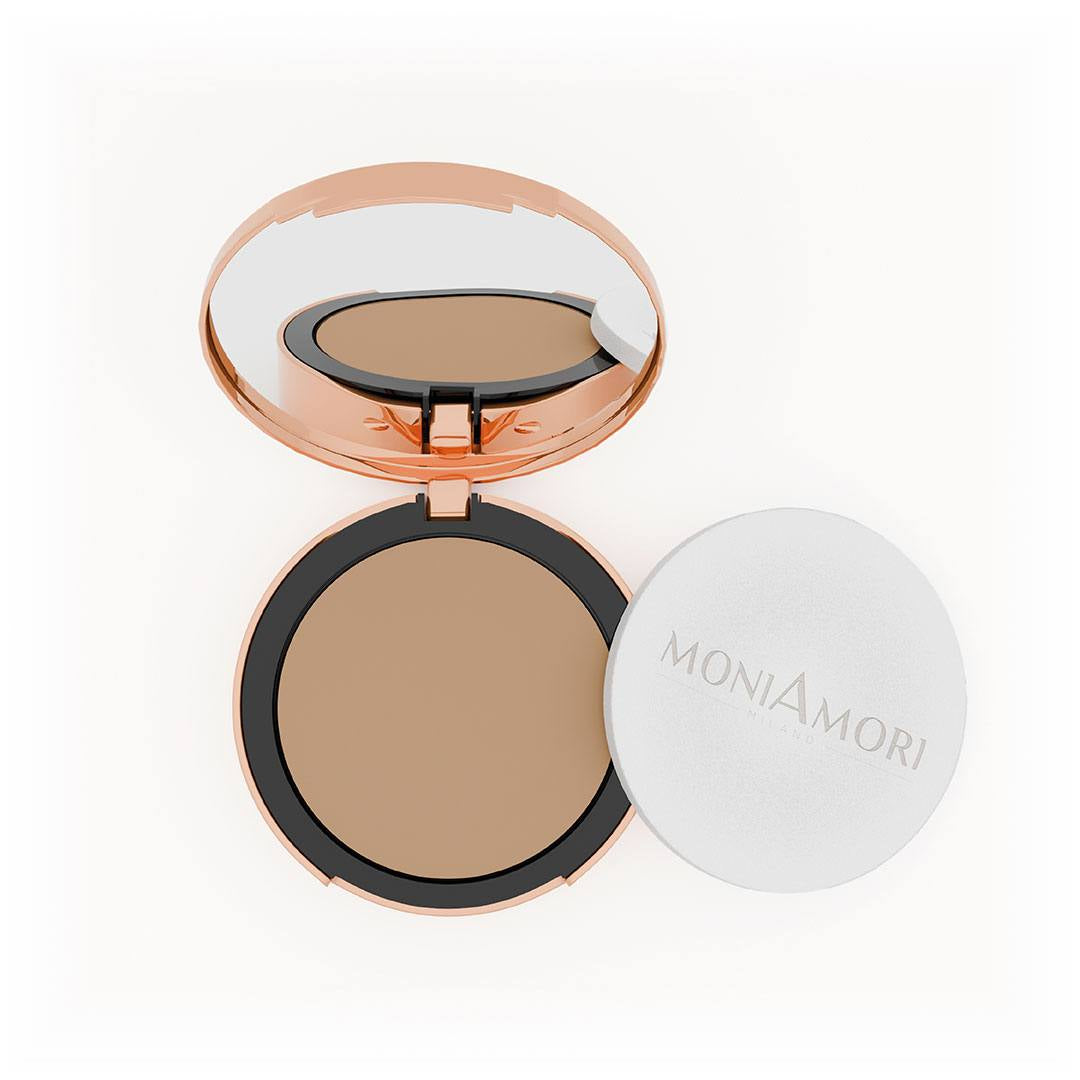 Solar Defence Compact Foundation - Amaretto (MM006) – 8 g | Avec SPF 30