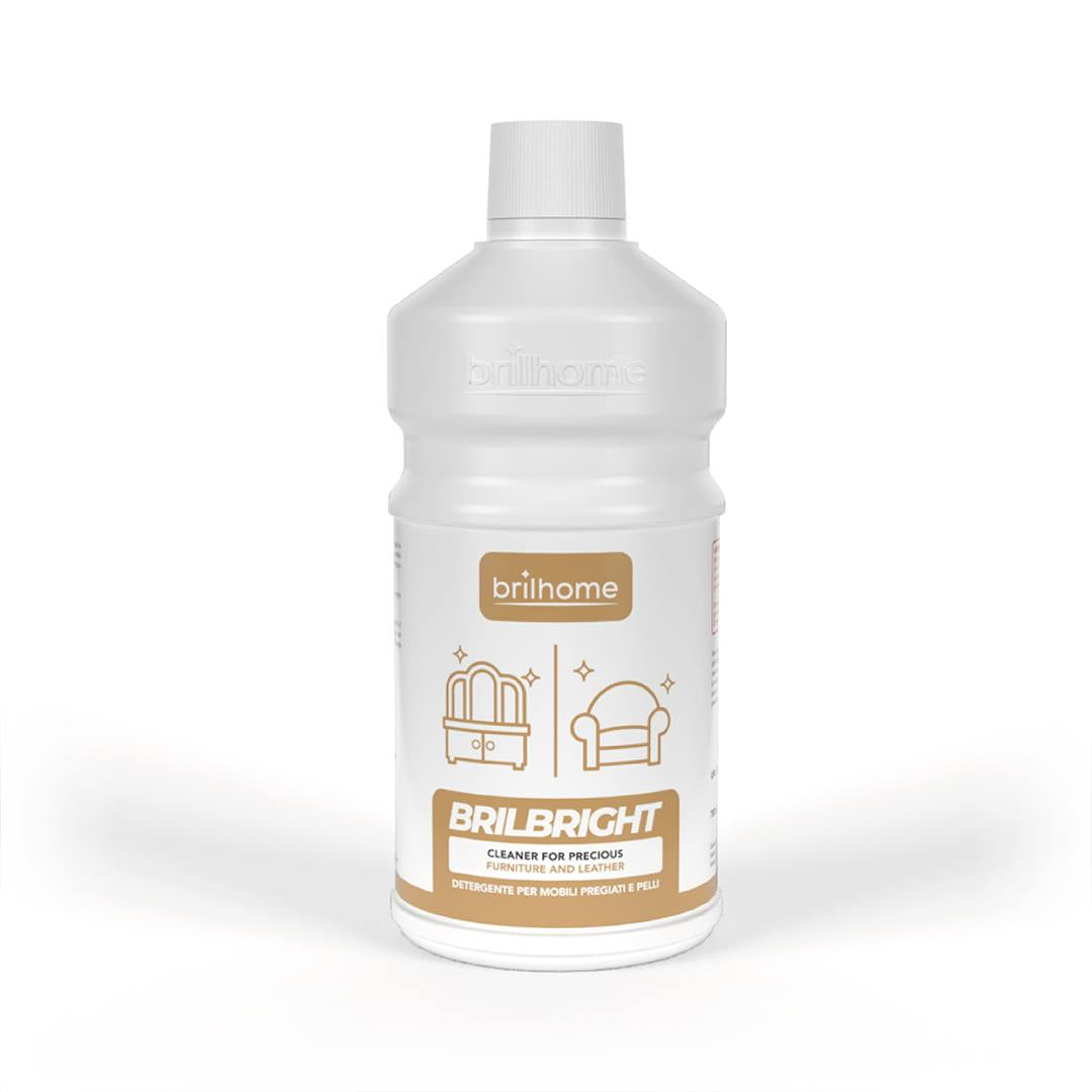 Brilbright BrilHome Chogan, nettoyant à la cire de carnauba pour meubles en bois et cuir, 750 ml