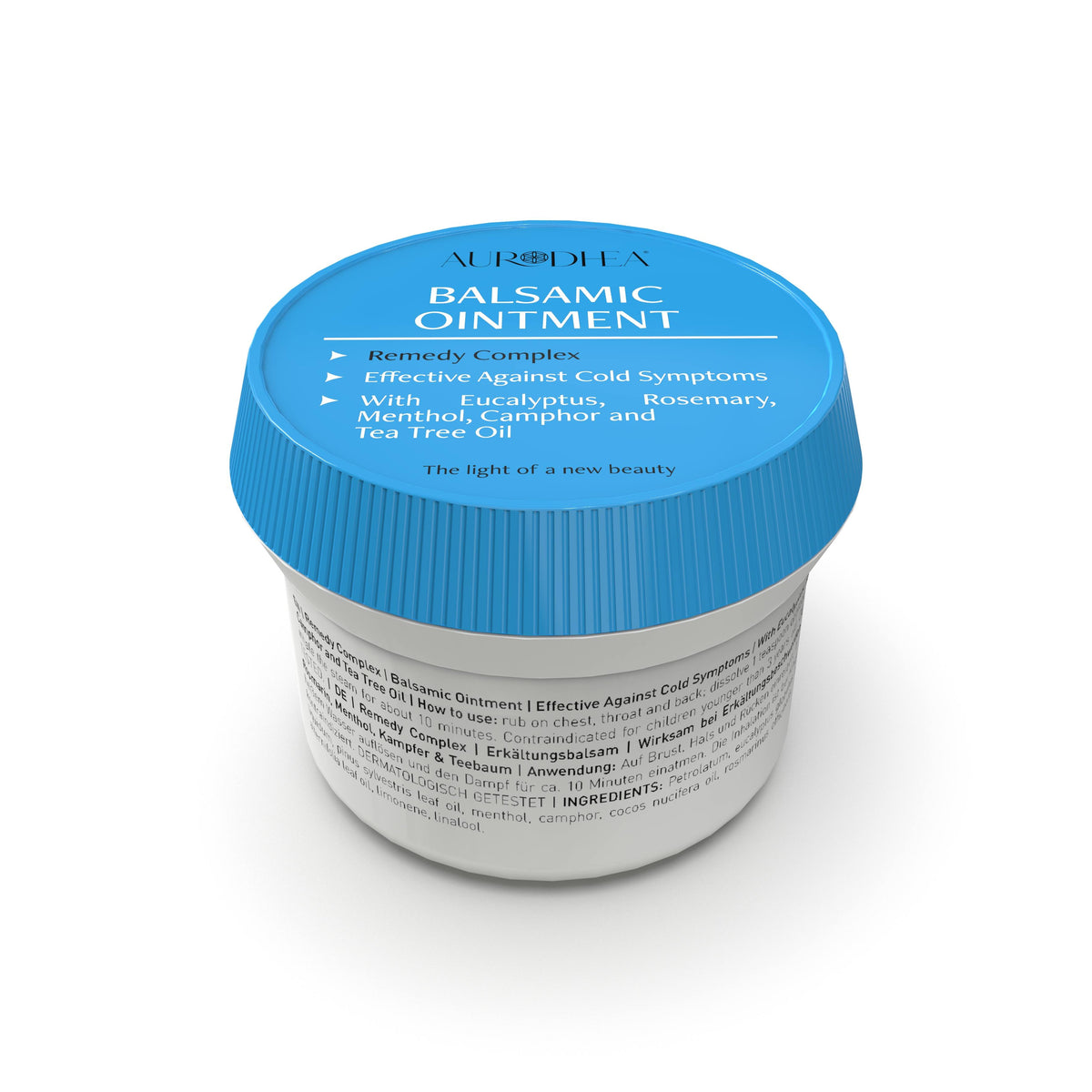 Pommade balsamique eucalyptus, menthol et camphre Aurodhea Chogan 50 ml