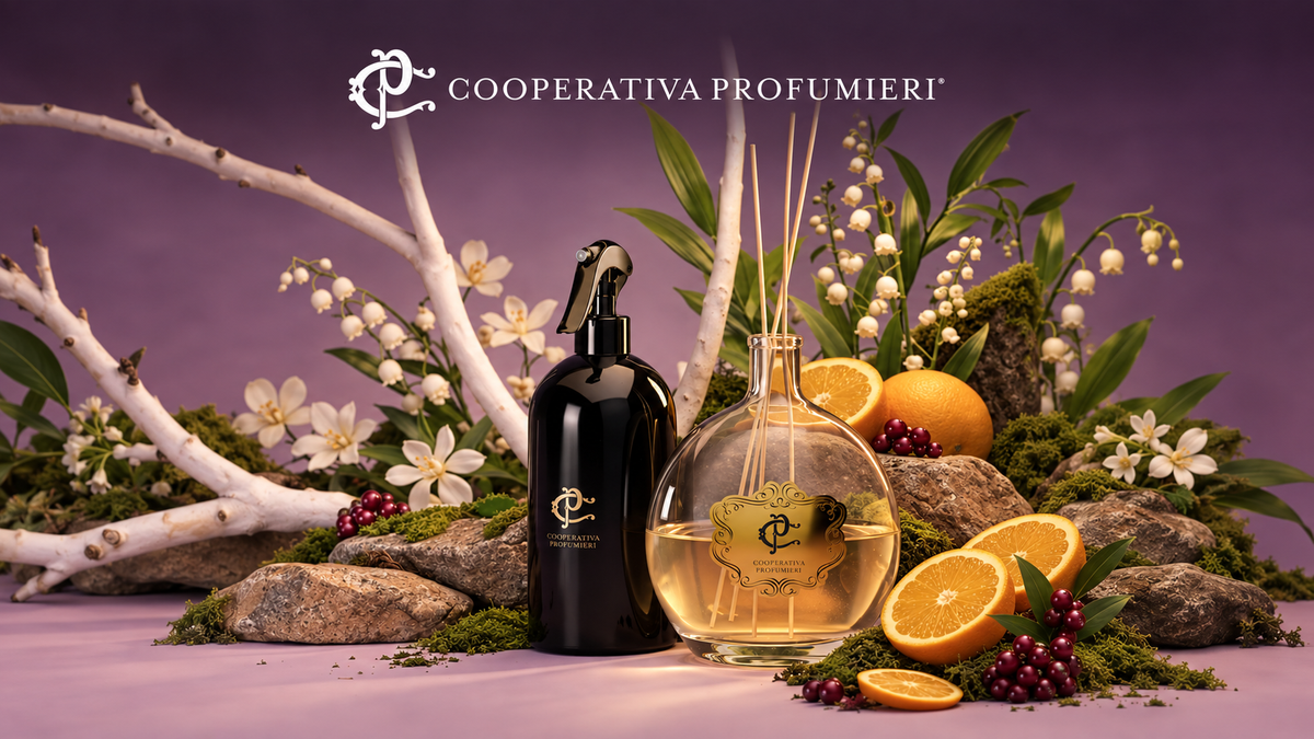 Cooperativa Profumieri – diffuseur à bâtonnets et spray d’ambiance