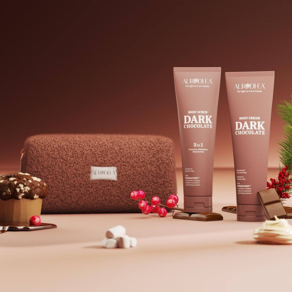 Contenu du coffret Dark Chocolate Aurodhea
