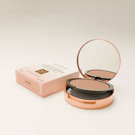 Fond de teint compact SPF 30 Solar Defence MoniAmori Crème Caramel, vue 2