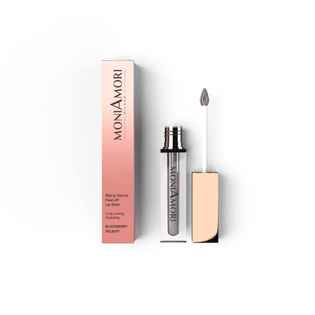 Encre à lèvres peel-off MyLip Secret MoniAmori Blackberry Delight 5,5 ml, flacon