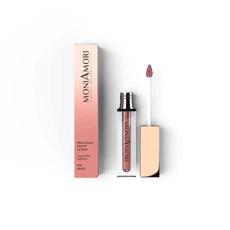 Encre à lèvres peel-off MyLip Secret MoniAmori Red Velvet 5,5 ml, flacon
