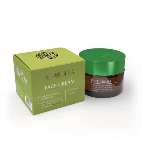 Crème visage à l'huile de neem peaux grasses Aurodhea Chogan 50 ml