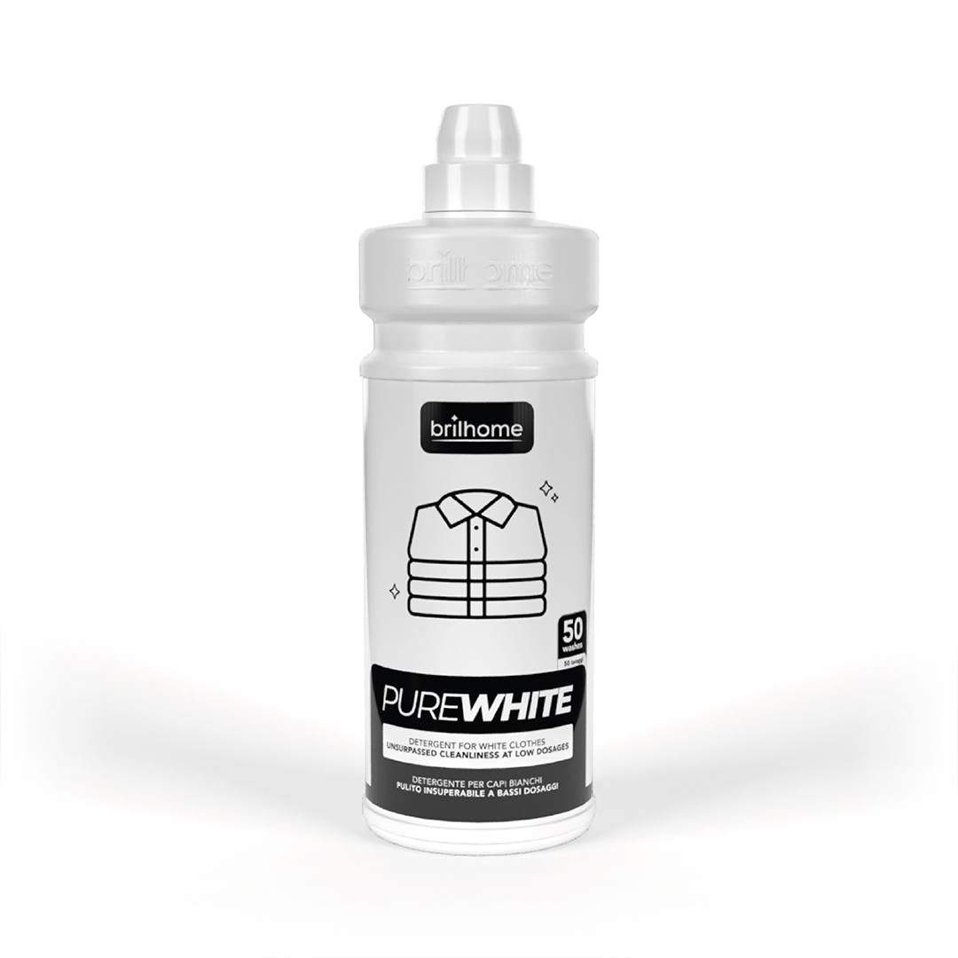 Pure White BrilHome Chogan, lessive liquide pour linge blanc, 1000 ml
