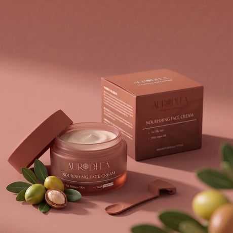 Crème visage argan Aurodhea – pot et étui