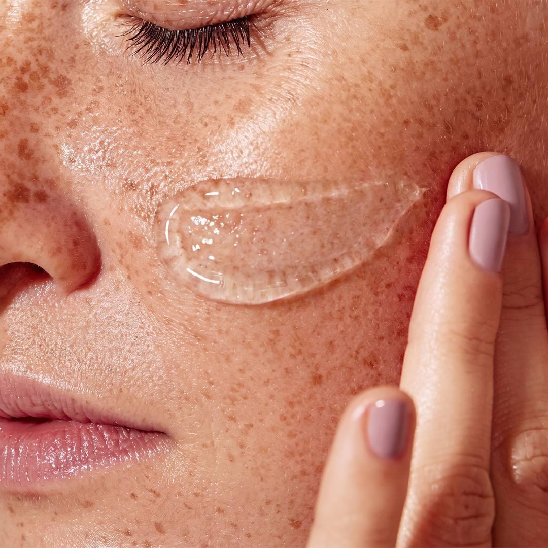 Application du sérum gel tenseur Aurodhea
