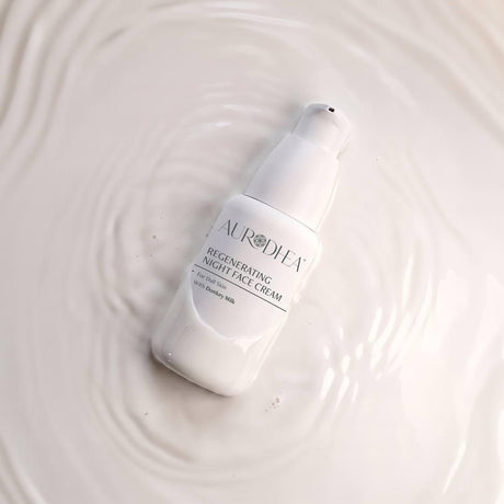 Crème de nuit lait d'ânesse Aurodhea – pot et étui