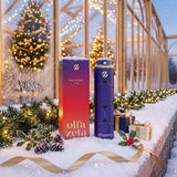 Étui Modern bleu et violet – vue détail