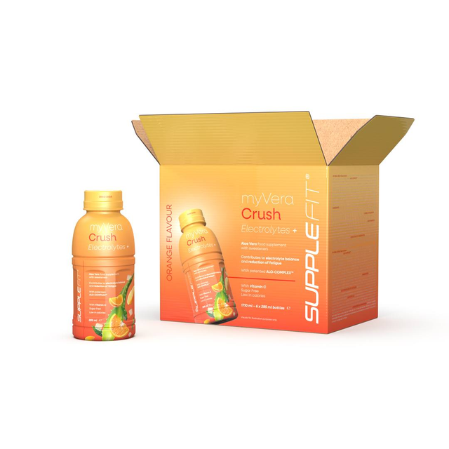 MYVERA CRUSH Electrolytes + | Complément alimentaire avec édulcorants – photo 1
