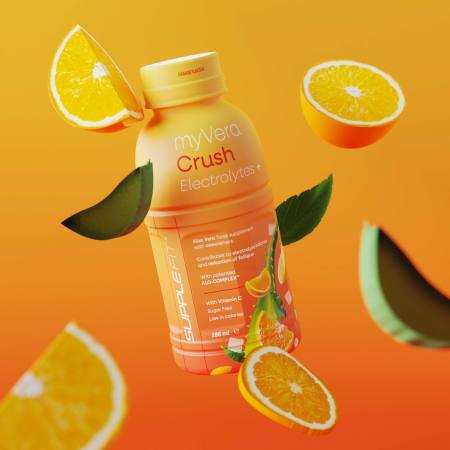 MYVERA CRUSH Electrolytes + | Complément alimentaire avec édulcorants – photo 2