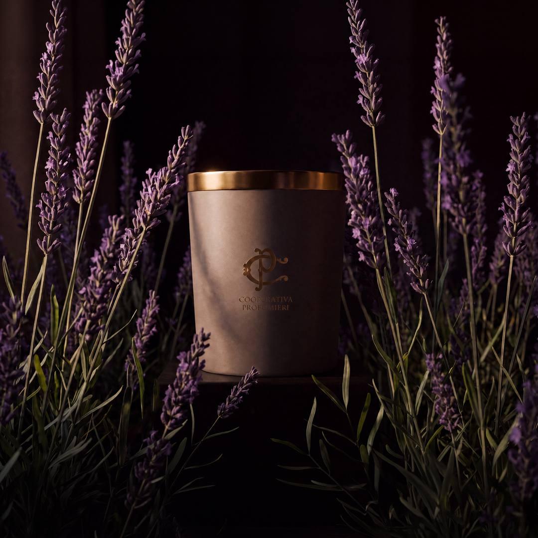 Bougie LAVÉA Lavande Velours – détail