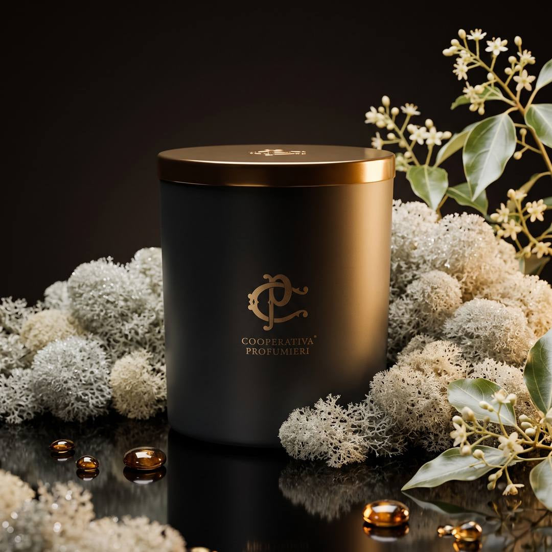 Bougie MUSKÉ Musc blanc – détail
