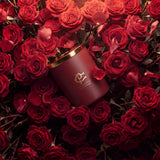 Bougie ROSÉA Rose et Cannelle – détail