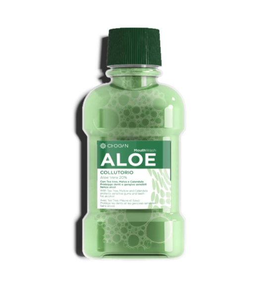 Aloe-vera-Mundspülung 20 % – 80 ml – Chogan